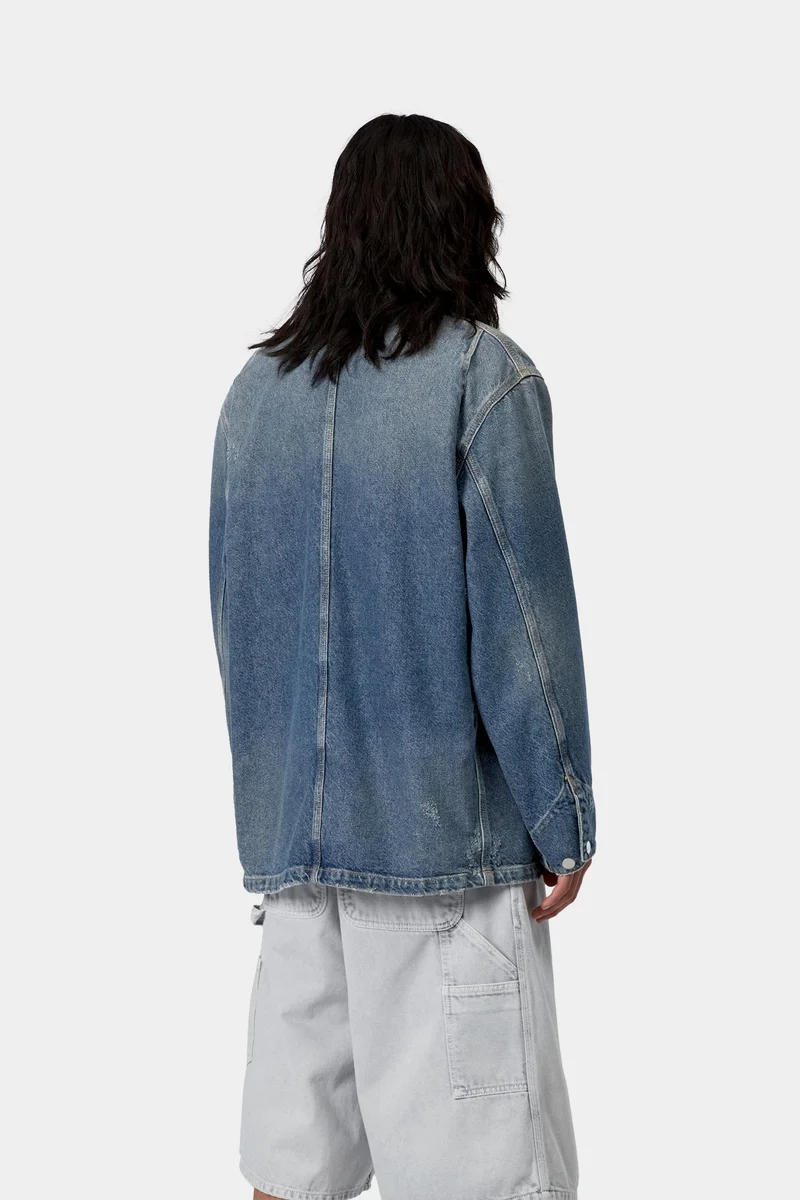 Carhartt WIP Aden Chore Coat Jacke für Herren | Blue Grind Wash