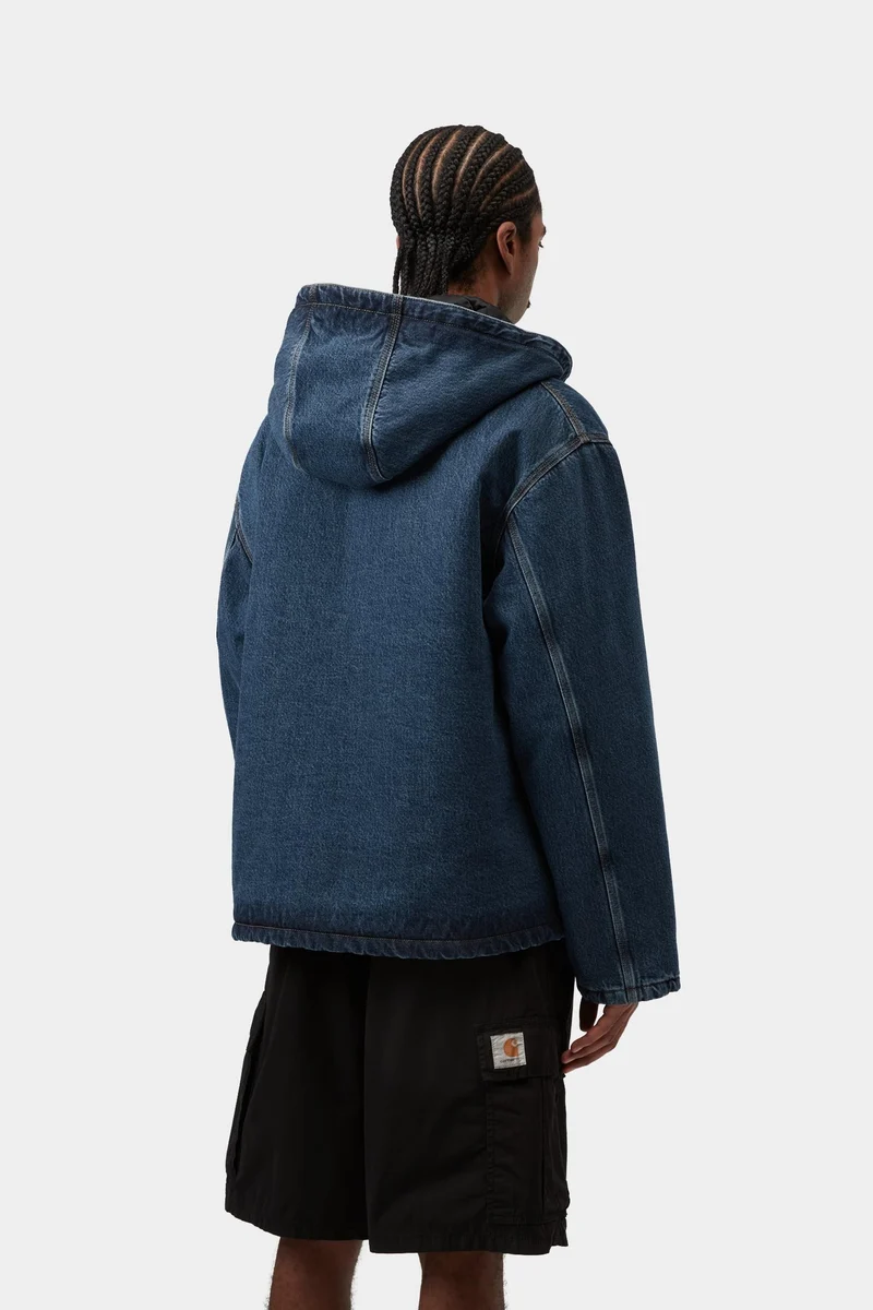 Carhartt WIP Cleveland Herrenjacke | Blau Stone Washed
