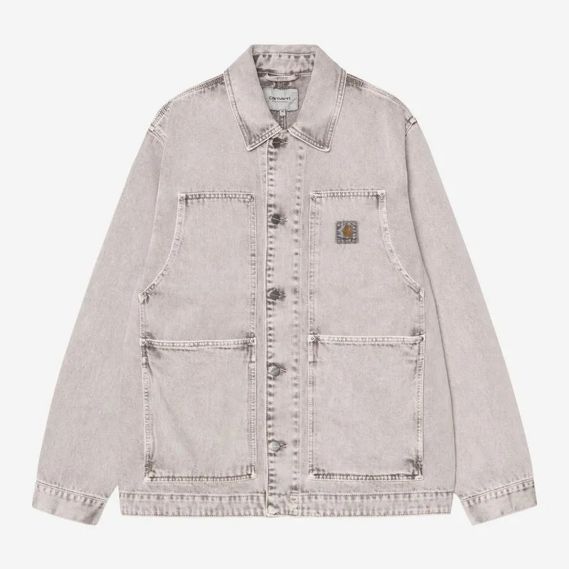 Carhartt WIP Herren OG Double Front Jacke | Schieferkreidewäsche