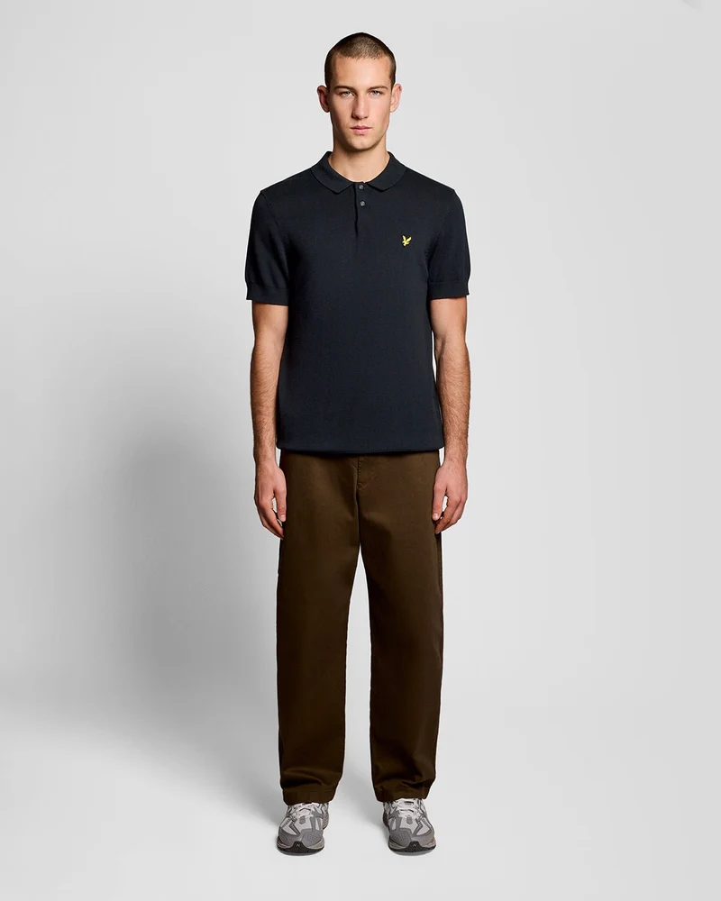 Lyle & Scott Herren-Poloshirt aus Baumwolle | Dunkelblau