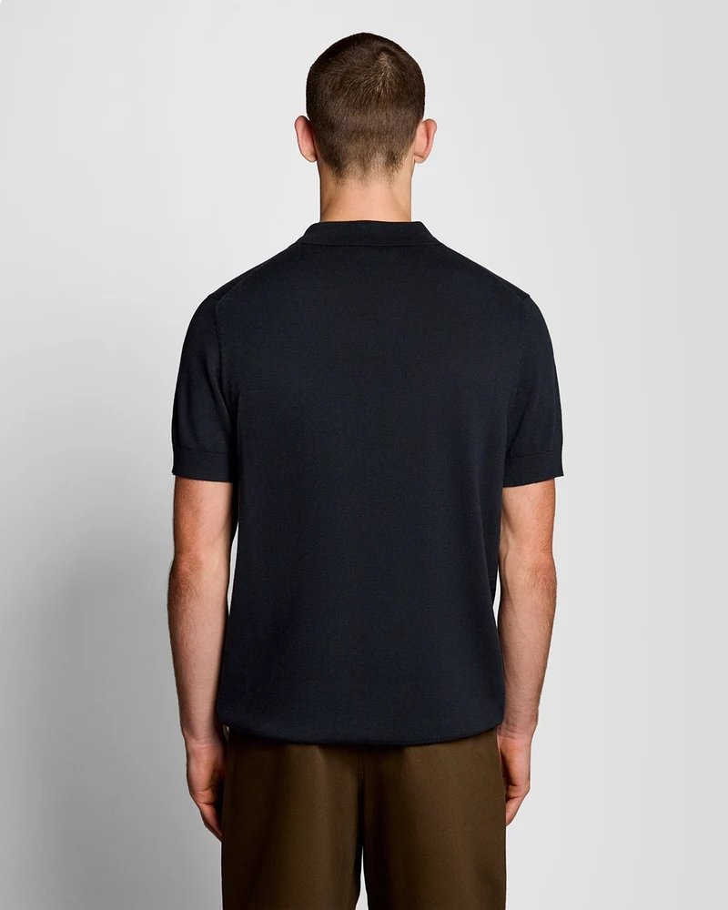 Lyle & Scott Herren-Poloshirt aus Baumwolle | Dunkelblau