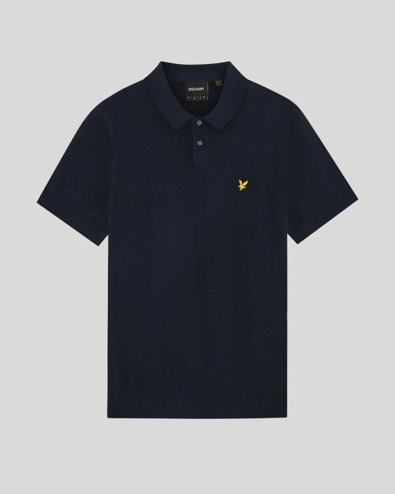 Lyle & Scott Herren-Poloshirt aus Baumwolle | Dunkelblau