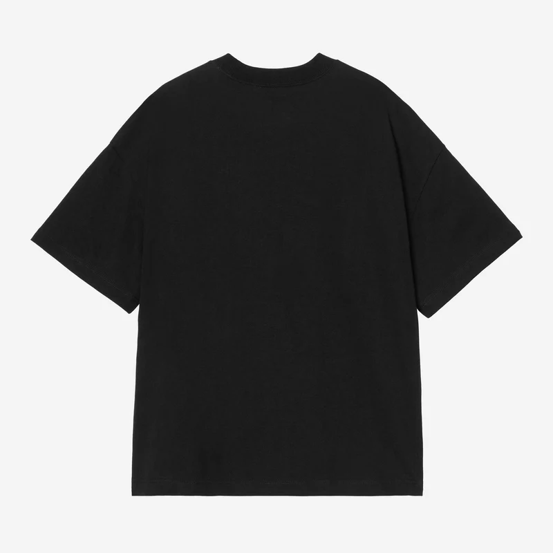 Carhartt WIP Herren-T-Shirt mit Deconstructed Label | Schwarz