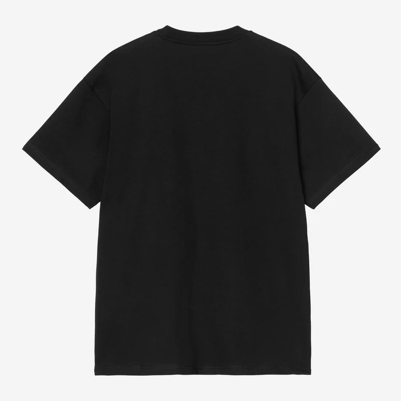 Carhartt WIP Herren-T-Shirt mit Sardinenmotiv | Schwarz