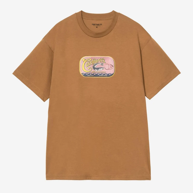 Carhartt WIP Herren-T-Shirt mit Sardinenmotiv | Hamilton Brown