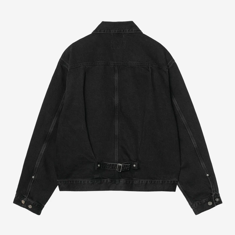Carhartt WIP Belmar Herrenjacke | Schwarz Stone Washed