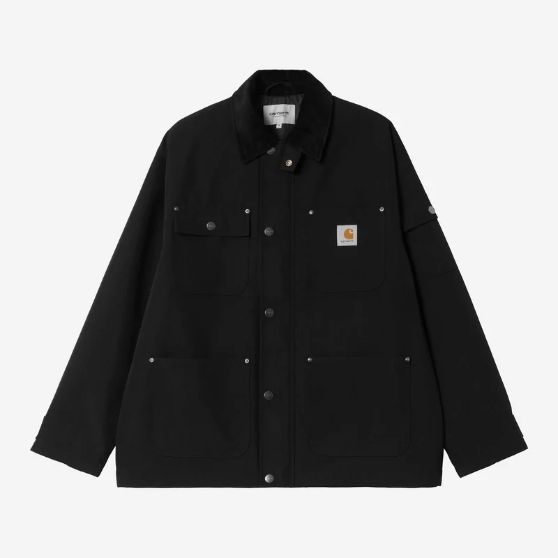 Carhartt WIP Clapton-Herrenjacke | Schwarz