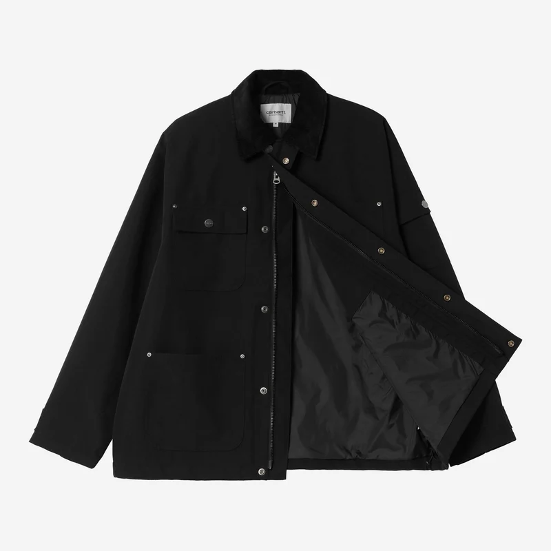 Carhartt WIP Clapton-Herrenjacke | Schwarz