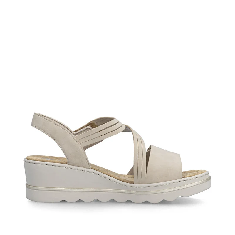 Rieker Damen-Keilsandalen | Beige