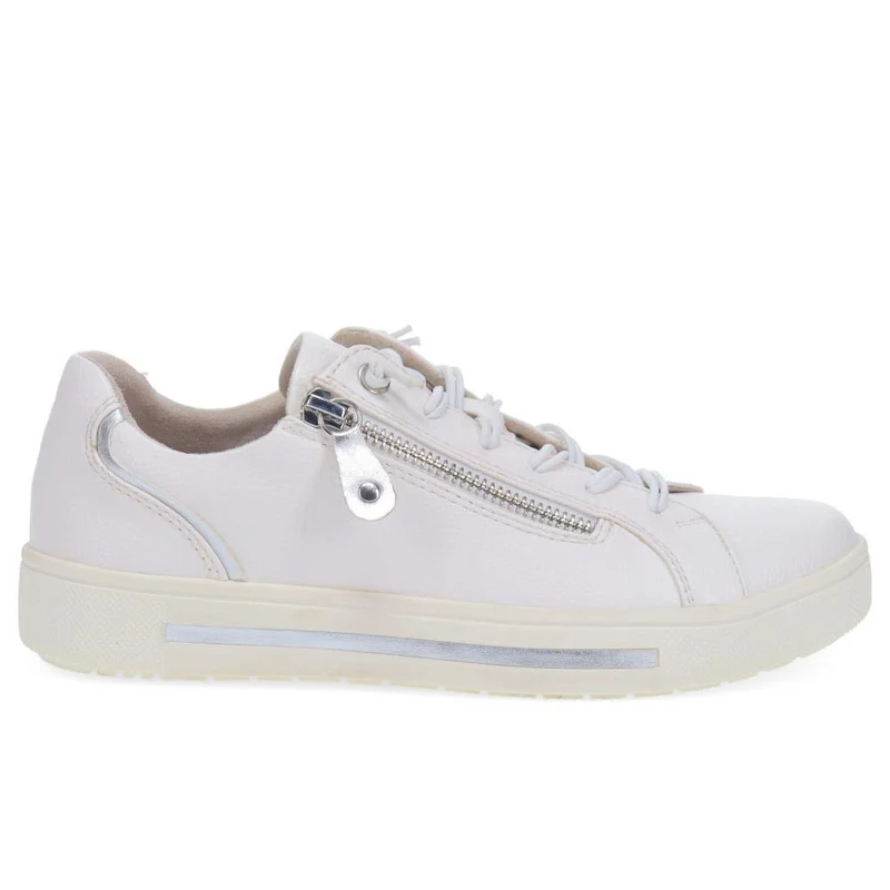 Dual-Fastening Trainers - JANA40506 / 326 527 - White-Silver