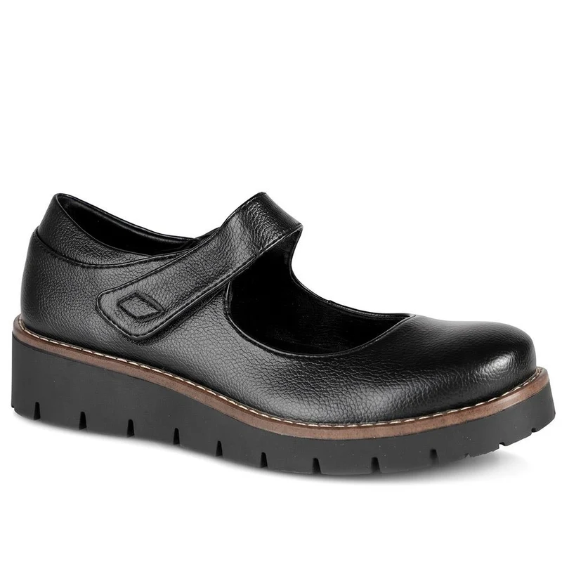 Wedge Heel Touch Fasten Mary Janes - TELOO44004 / 329 742