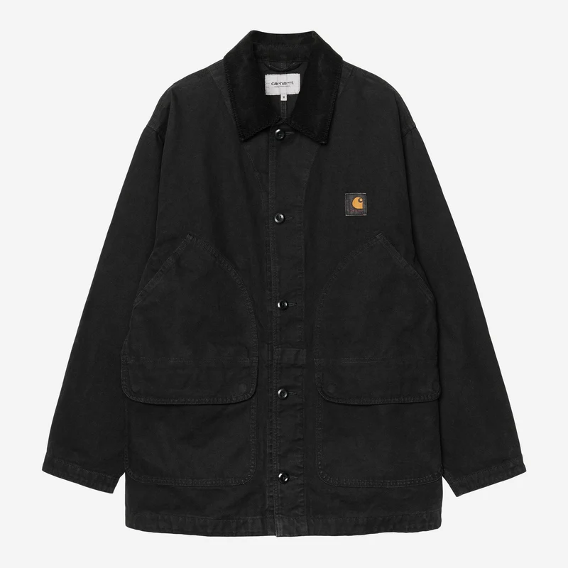 Carhartt WIP Herren-Mantel Prescott | Schwarz