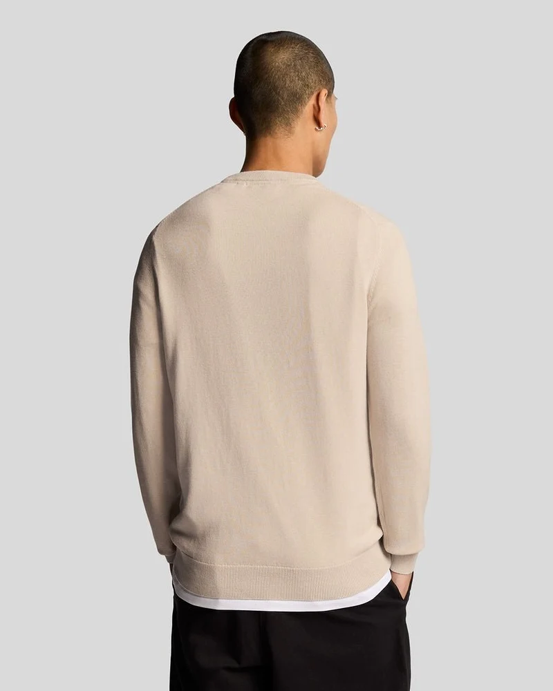 Lyle & Scott Herren-Baumwollpullover mit Rundhalsausschnitt | Cove