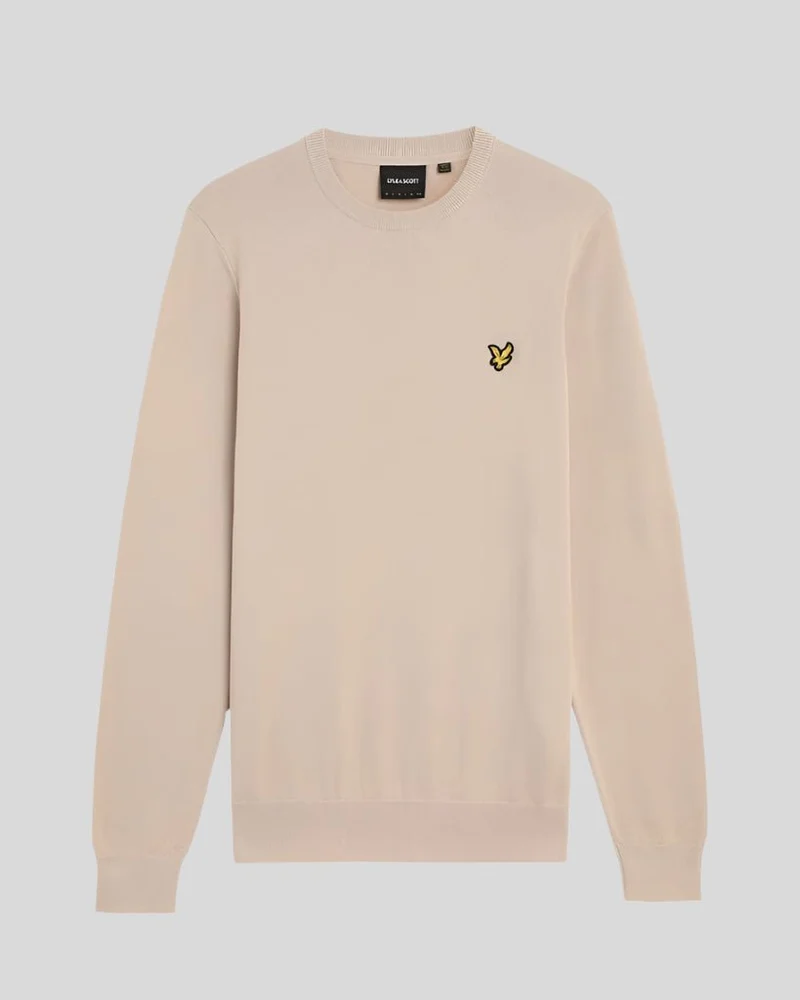 Lyle & Scott Herren-Baumwollpullover mit Rundhalsausschnitt | Cove