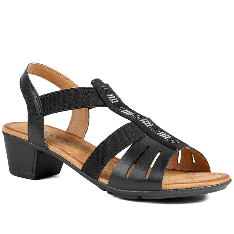 Ladies' Smart Sandals - WOIL41014 / 326 870 - Black