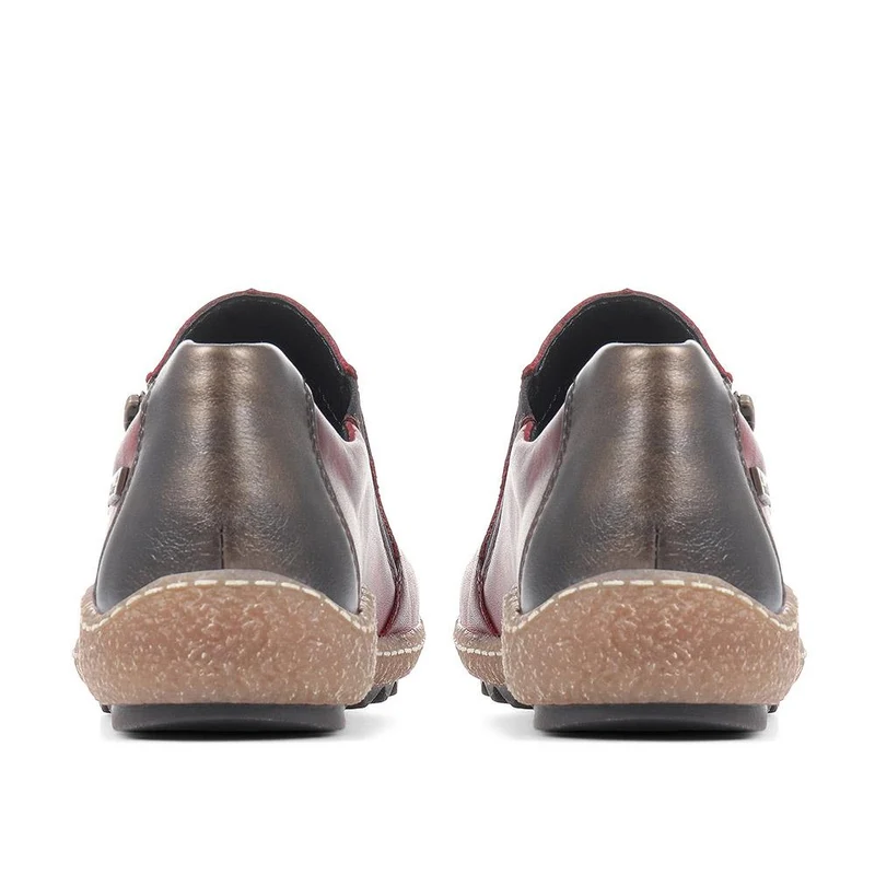 Zip Up Shoes - RKR36508 / 322 425 - Burgundy