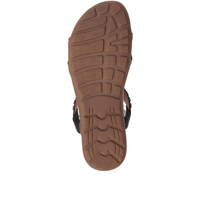 Beaded Sandals - BAIZH37053 / 323 376 - Black