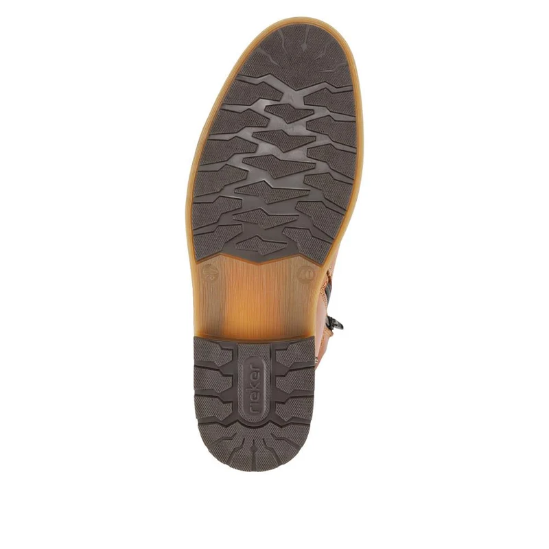 Leather Lace-Up Boots - RKR40517 / 325 909 - Tan