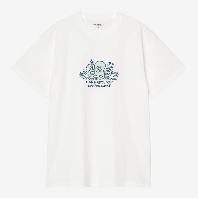 Carhartt WIP Ink Lab Herren-T-Shirt | Weiß