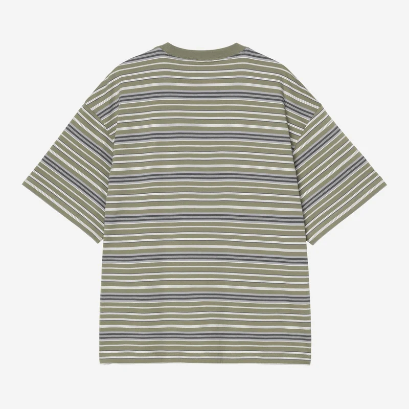 Carhartt WIP Zane Herren-T-Shirt mit Streifen | Dollargrün
