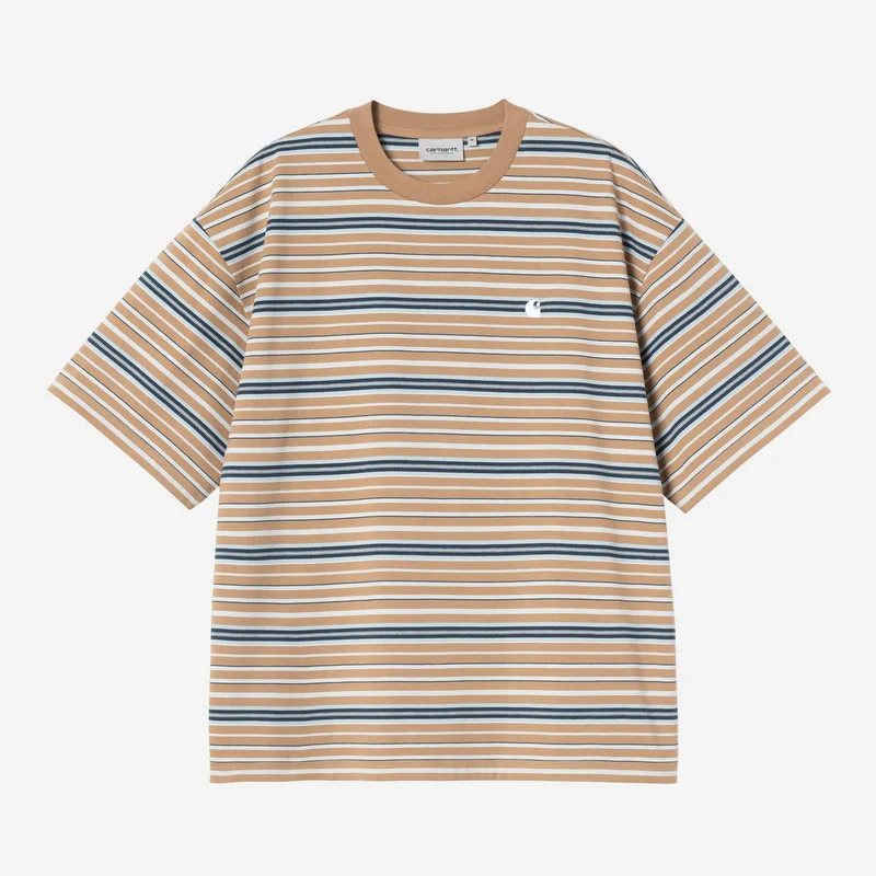 Carhartt WIP Zane Herren-T-Shirt mit Streifen | Erdnuss