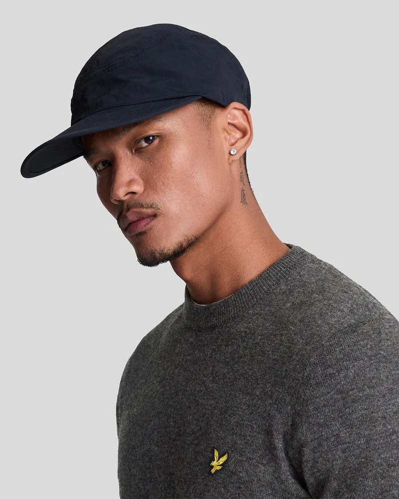 Lyle & Scott Herren-Pullover aus Lammwollmischung mit Rundhalsausschnitt | Anthrazit meliert