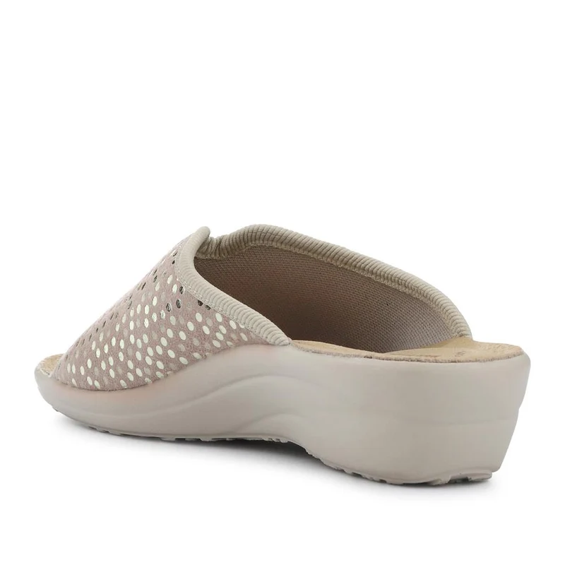 Fly Flot Lightweight Shock Absorbing Leather Mules - FLY41045 / 326 673 - Beige
