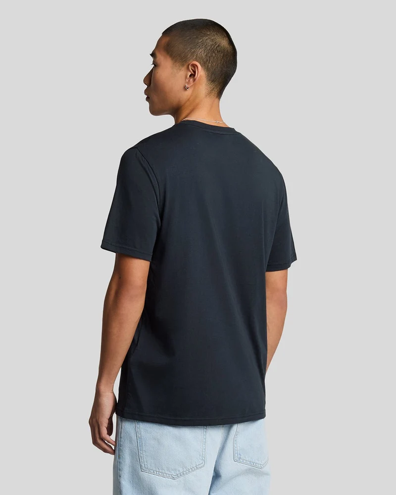 Lyle & Scott Herren-T-Shirt aus feinster Baumwolle | Dunkelblau