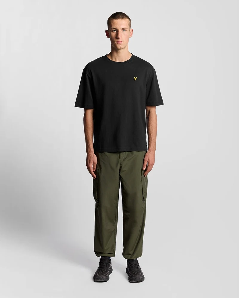 Lyle & Scott Herren-T-Shirt aus ultraweicher Baumwollmischung | Schwarz