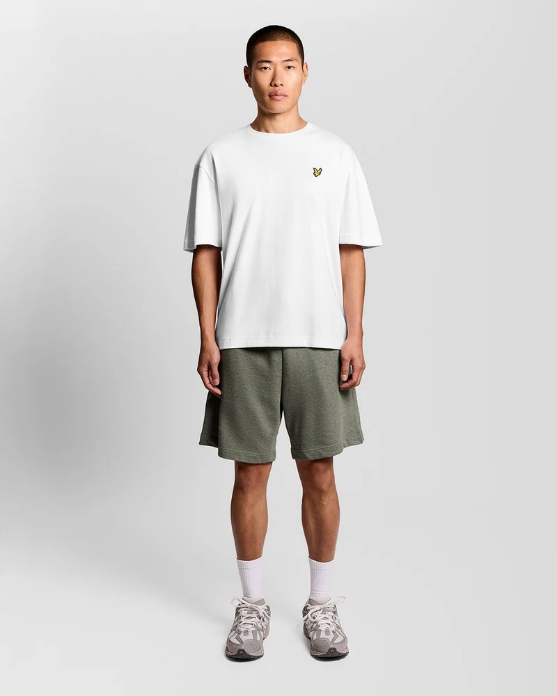 Lyle & Scott Herren-T-Shirt aus ultraweicher Baumwollmischung | Weiß