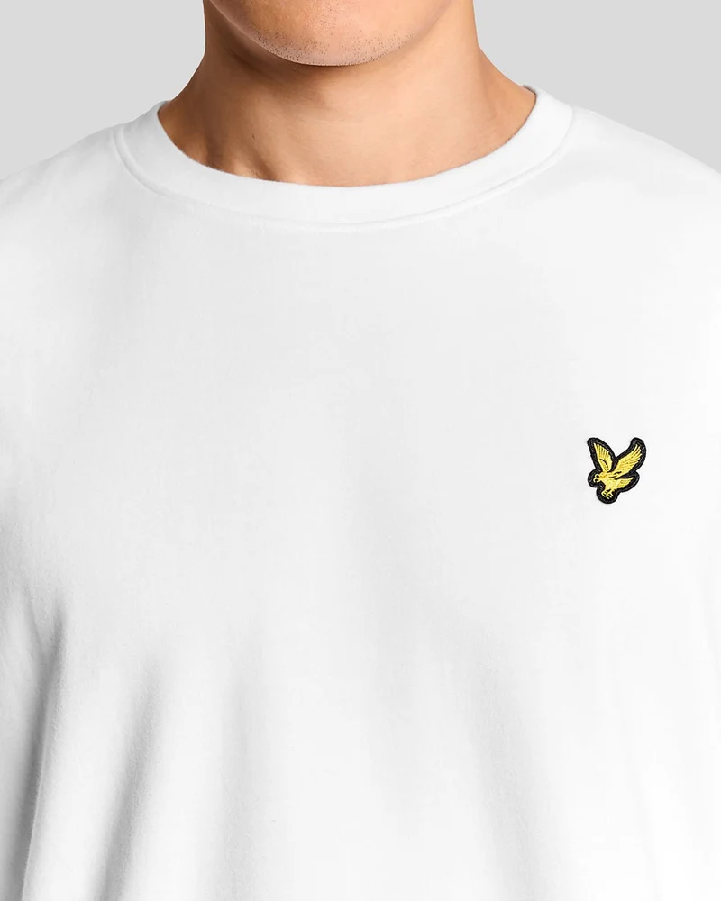 Lyle & Scott Herren-T-Shirt aus ultraweicher Baumwollmischung | Weiß
