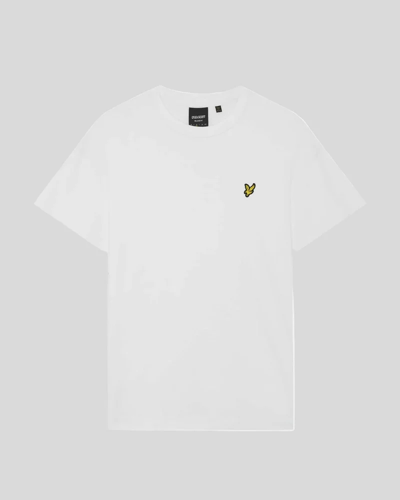 Lyle & Scott Herren-T-Shirt aus ultraweicher Baumwollmischung | Weiß