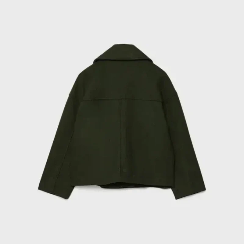 Laura | Damen Kurze Jacke mit Knöpfen