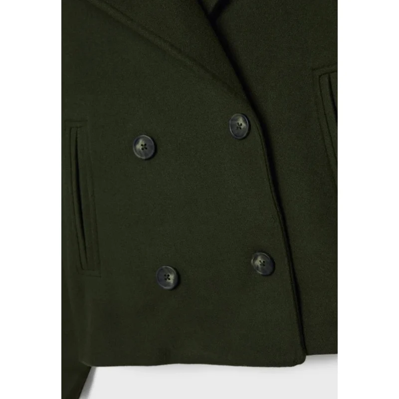 Laura | Damen Kurze Jacke mit Knöpfen