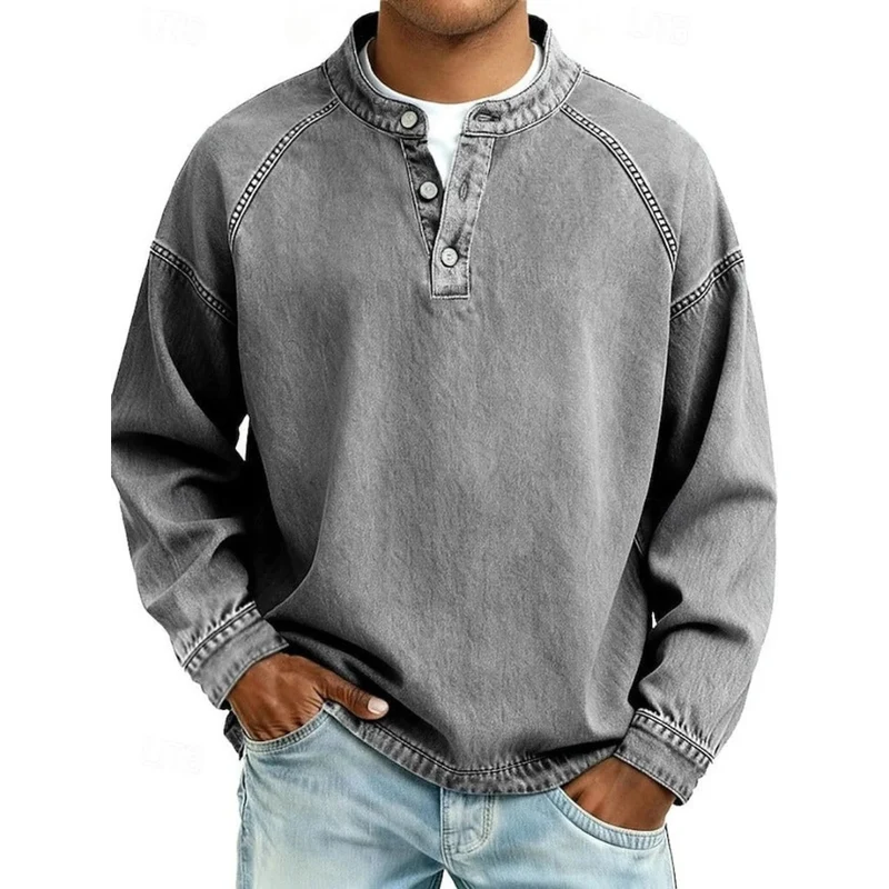 Thomas | Herren Retro Pullover Langarm