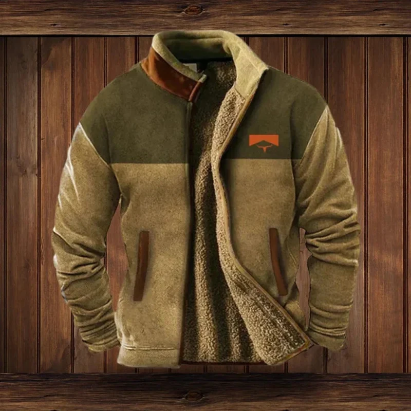 Stefan | Herren Warme Winterjacke mit Fleece