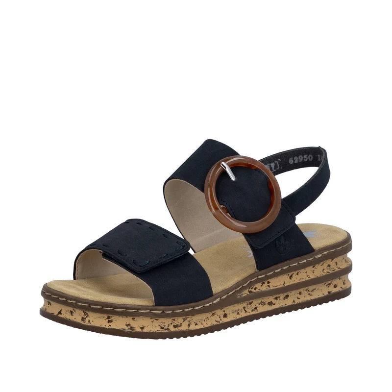 Rieker Damen-Keilsandalen | Blau