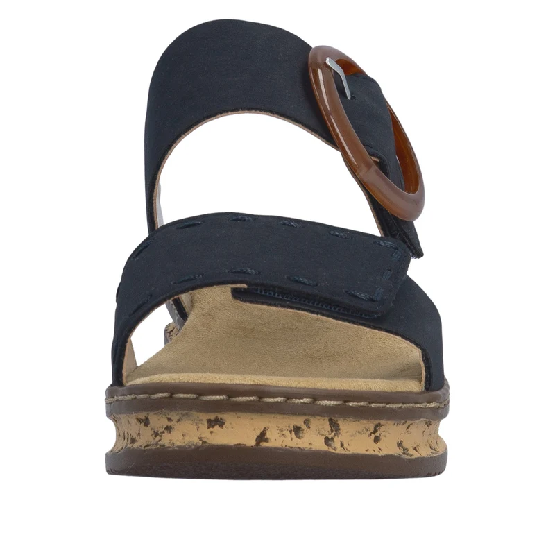 Rieker Damen-Keilsandalen | Blau