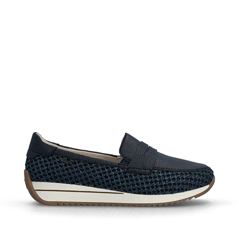 Rieker Damen-Sneaker zum Hineinschlüpfen | Blau