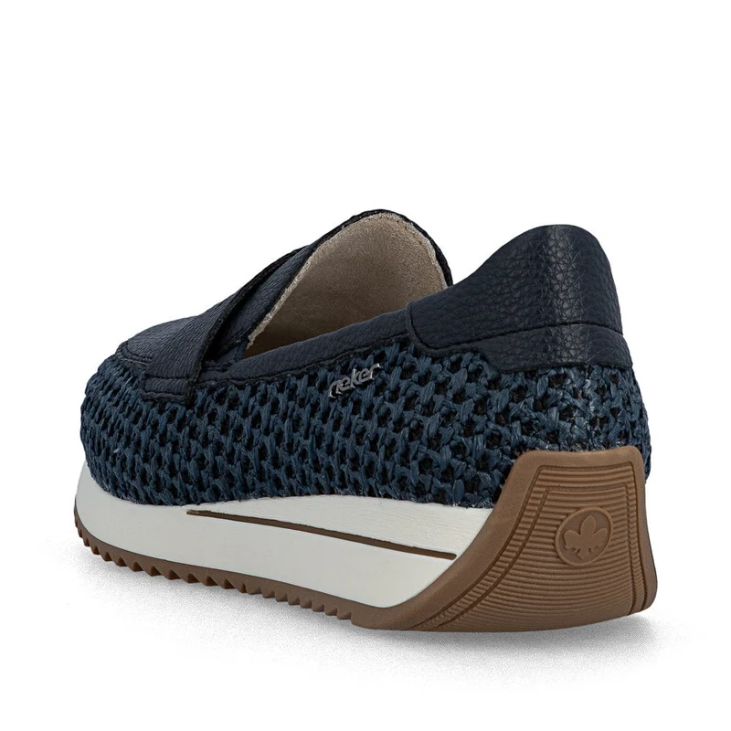 Rieker Damen-Sneaker zum Hineinschlüpfen | Blau