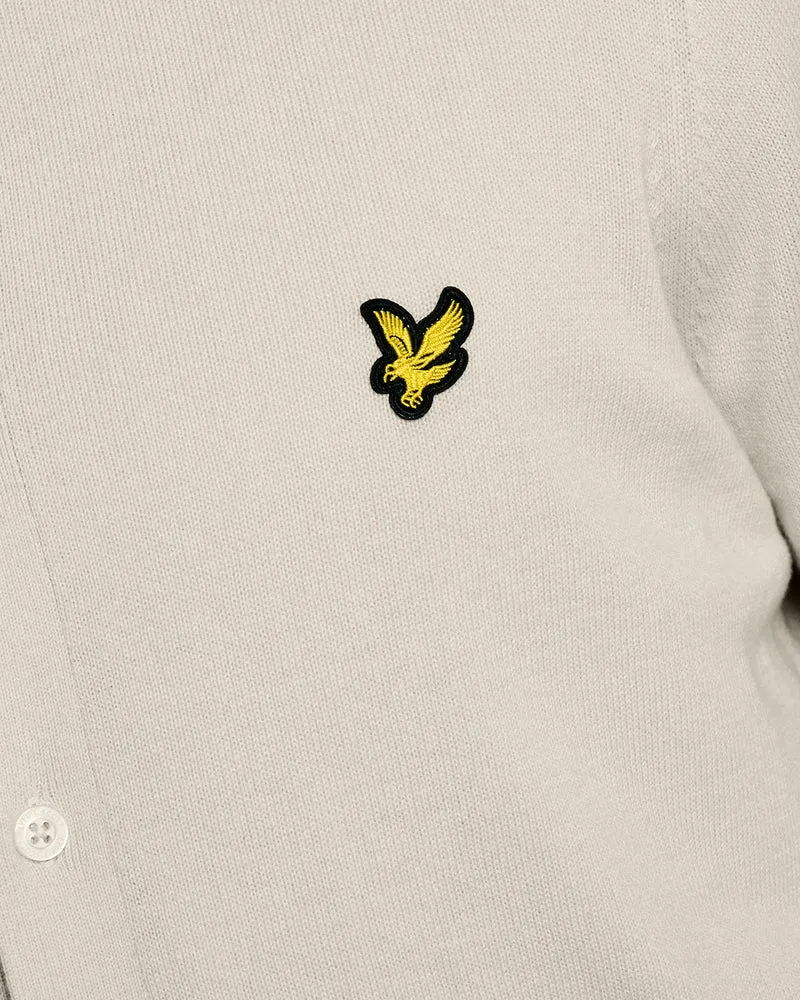Lyle & Scott Herren-Baumwollstrickhemd | Cove