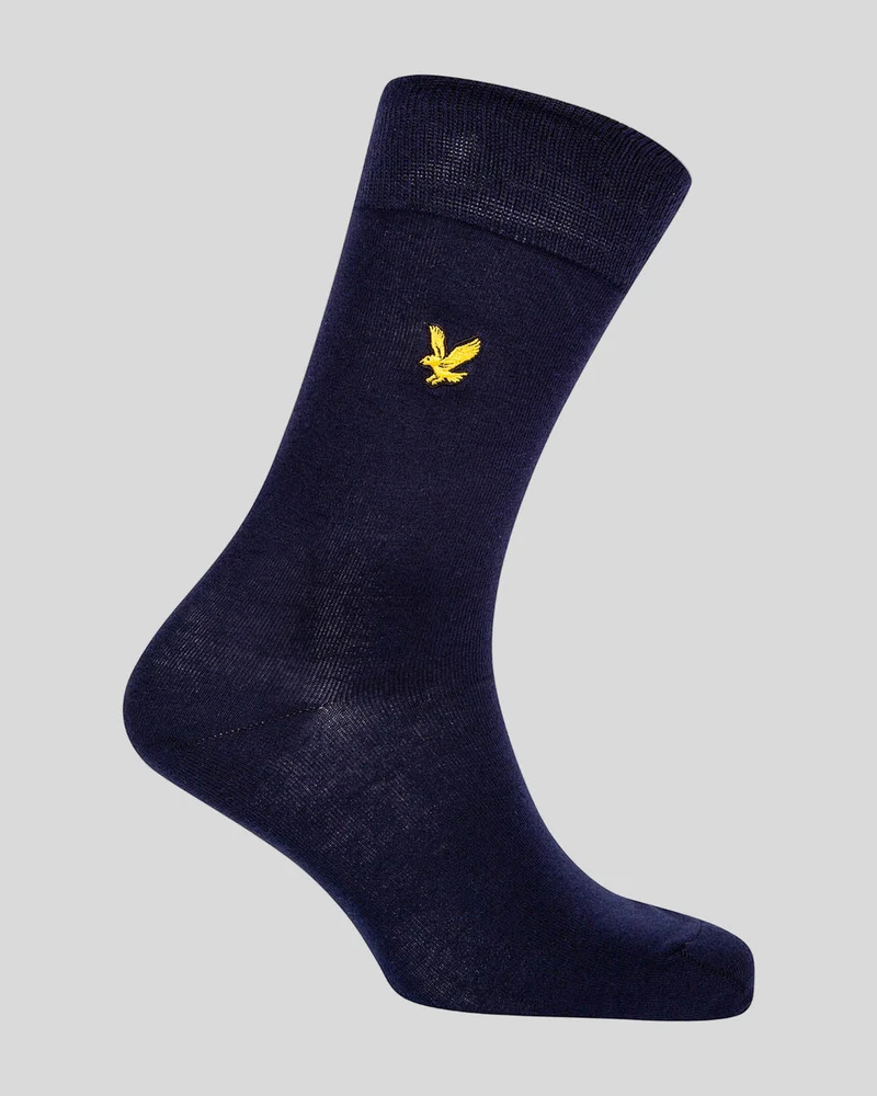 Lyle & Scott Herren-Angus-Socken | 3er-Pack | Peacoat