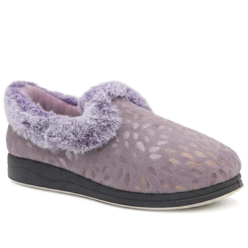 Wide Fit Luxury Memory Foam Full Slippers - QING44000 / 329 841