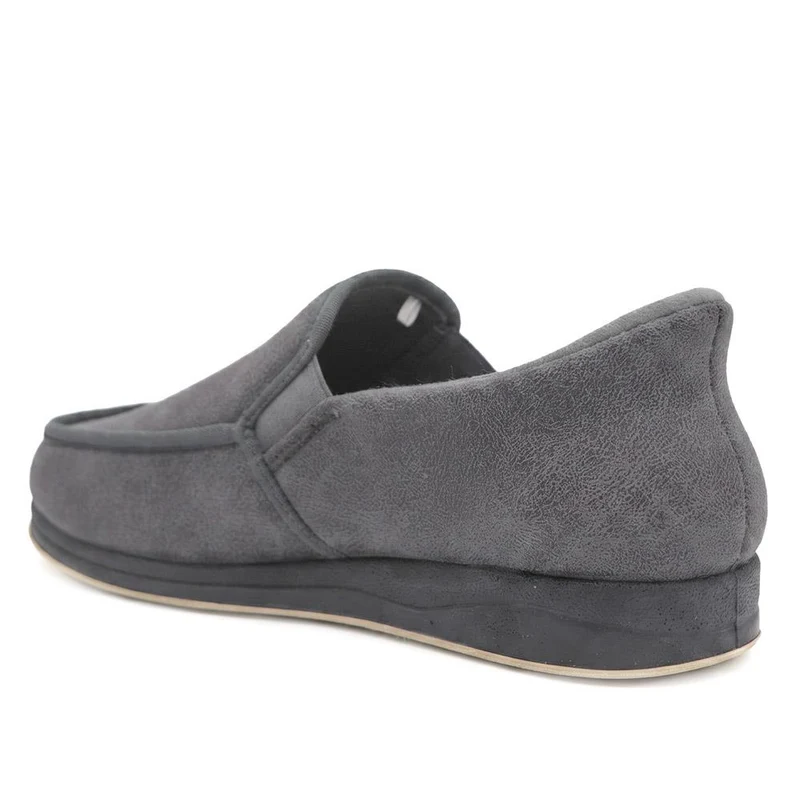 Easy Step In Extra Wide Memory Foam Slippers - QING42000 / 327 899 - Grey