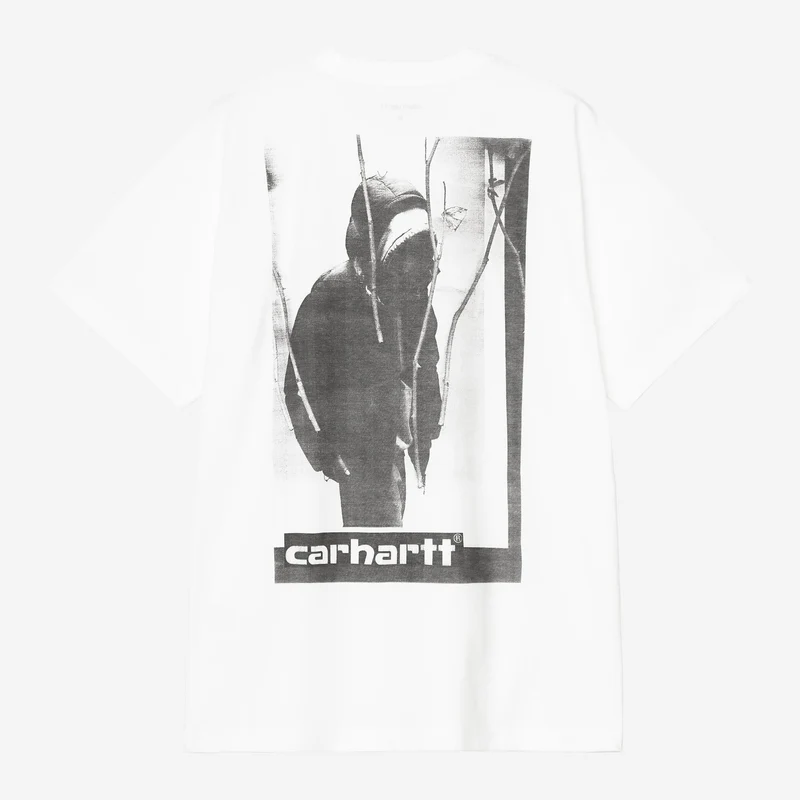 Carhartt WIP Herren-T-Shirt mit Archiv-Schriftzug | Weiß
