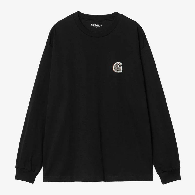 Carhartt WIP Herren Langarmshirt „Mind Your Head“ | Schwarz