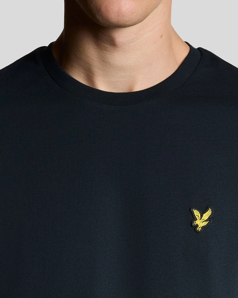 Lyle & Scott Herren-T-Shirt aus Baumwolle mit Rundhalsausschnitt | Dunkelblau