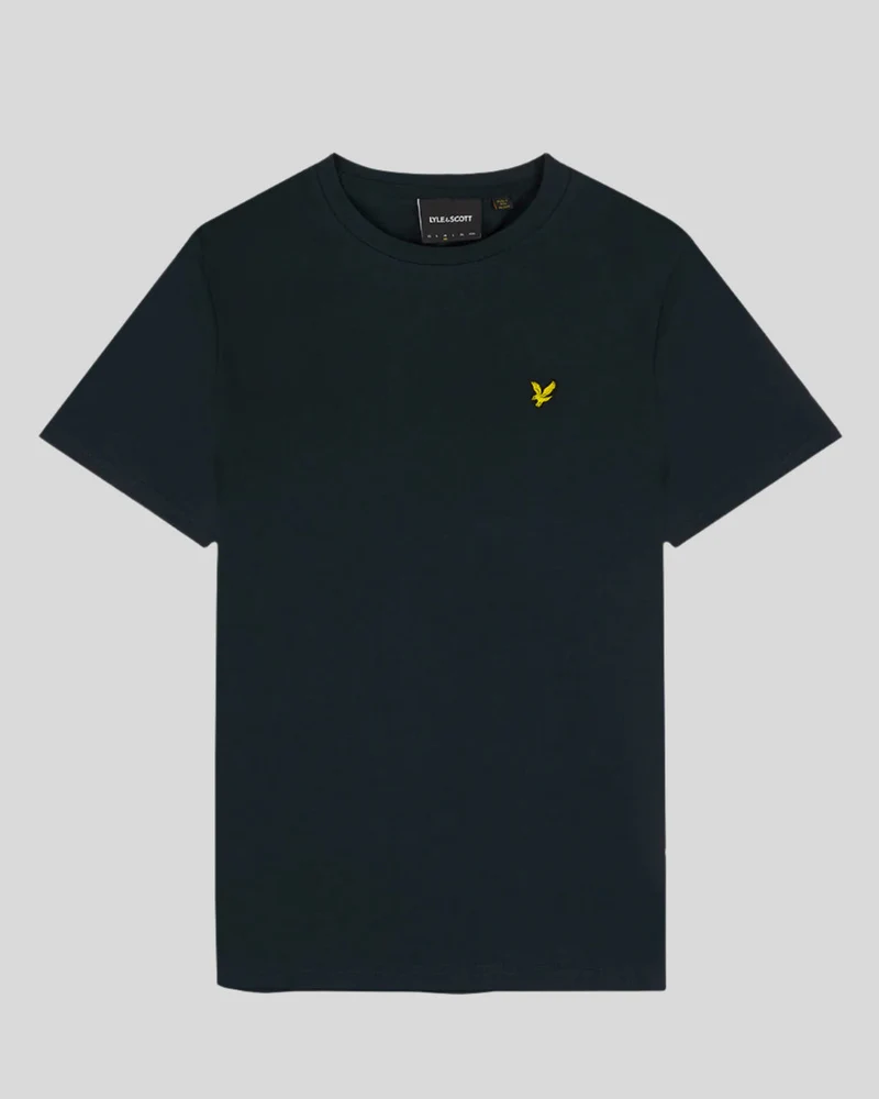 Lyle & Scott Herren-T-Shirt aus Baumwolle mit Rundhalsausschnitt | Dunkelblau