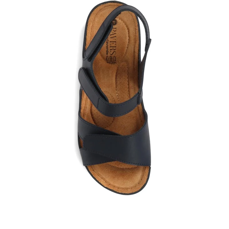 Adjustable Cushioned Sandals - SERAY33011 / 320 083 - Navy