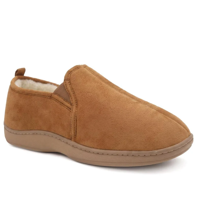 Comfy Antibacterial Slippers - QING34011 / 320 876 - Tan